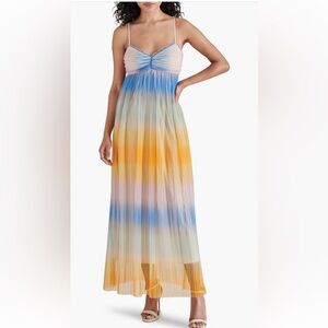 Like New Steve Madden Aja Ombré Stripe Maxi Dress